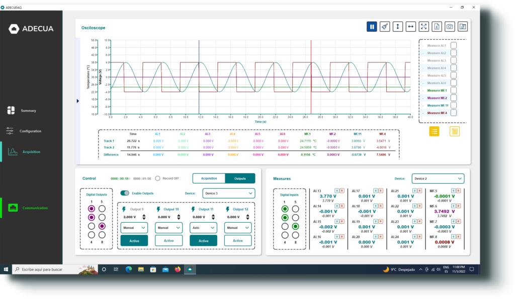 Software de adquisicion