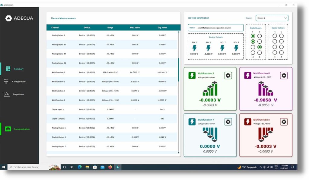 software adquisición